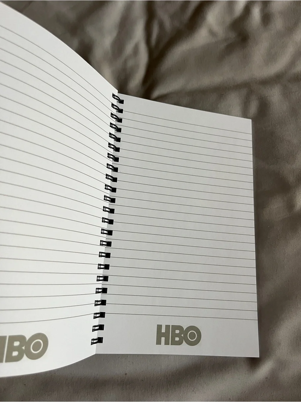 Cinemax Black Spiral Lined Notebook HBO Promo 8.5x5